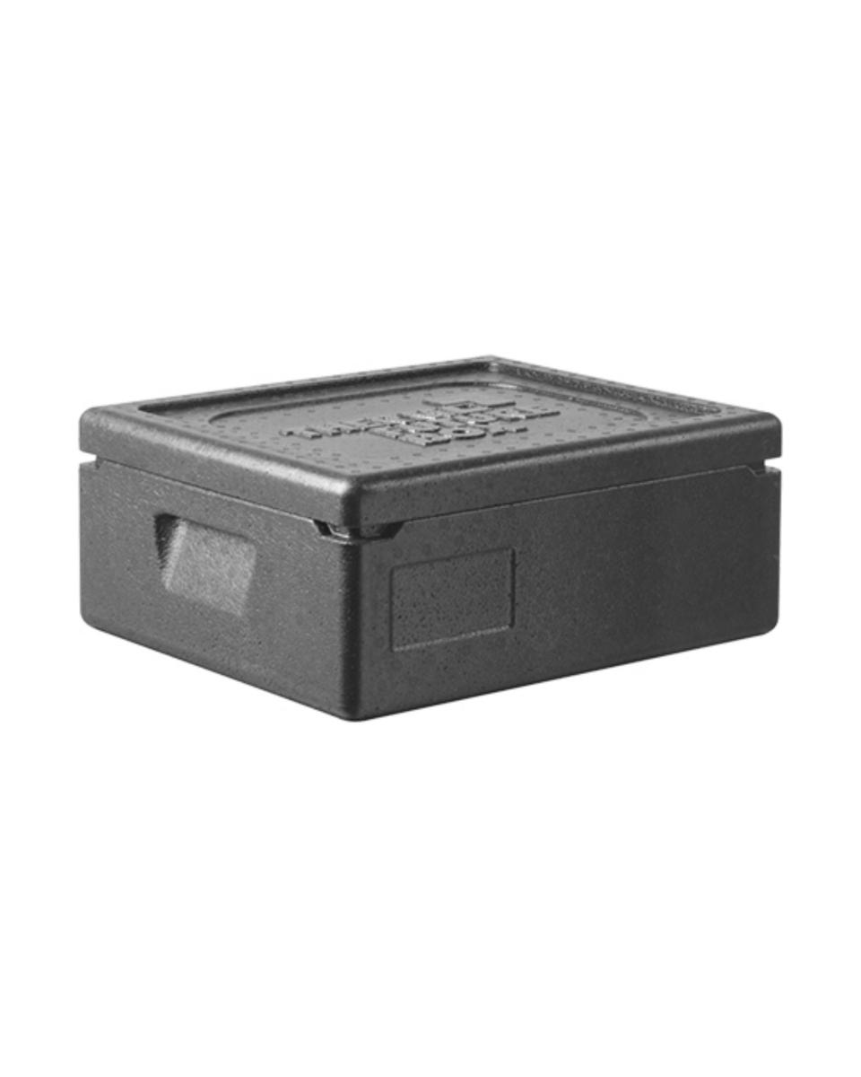 Thermobox - 1/2 GN - 10 Litre - H 18 x 39 x 33 CM - Polypropylène - Noir - Thermo Future Box - 235101