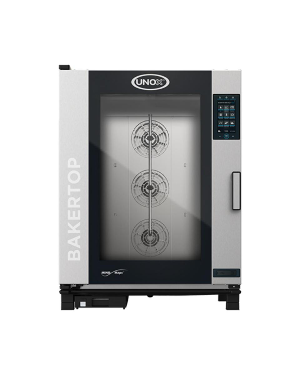 Bakertop Mindplus - H 116.3 x 86 x 96.7 CM - 148 KG - 380 - 415 - Sans - Prise V - 21000 W - Inox - +30°C / +260°C - Unox - 596444