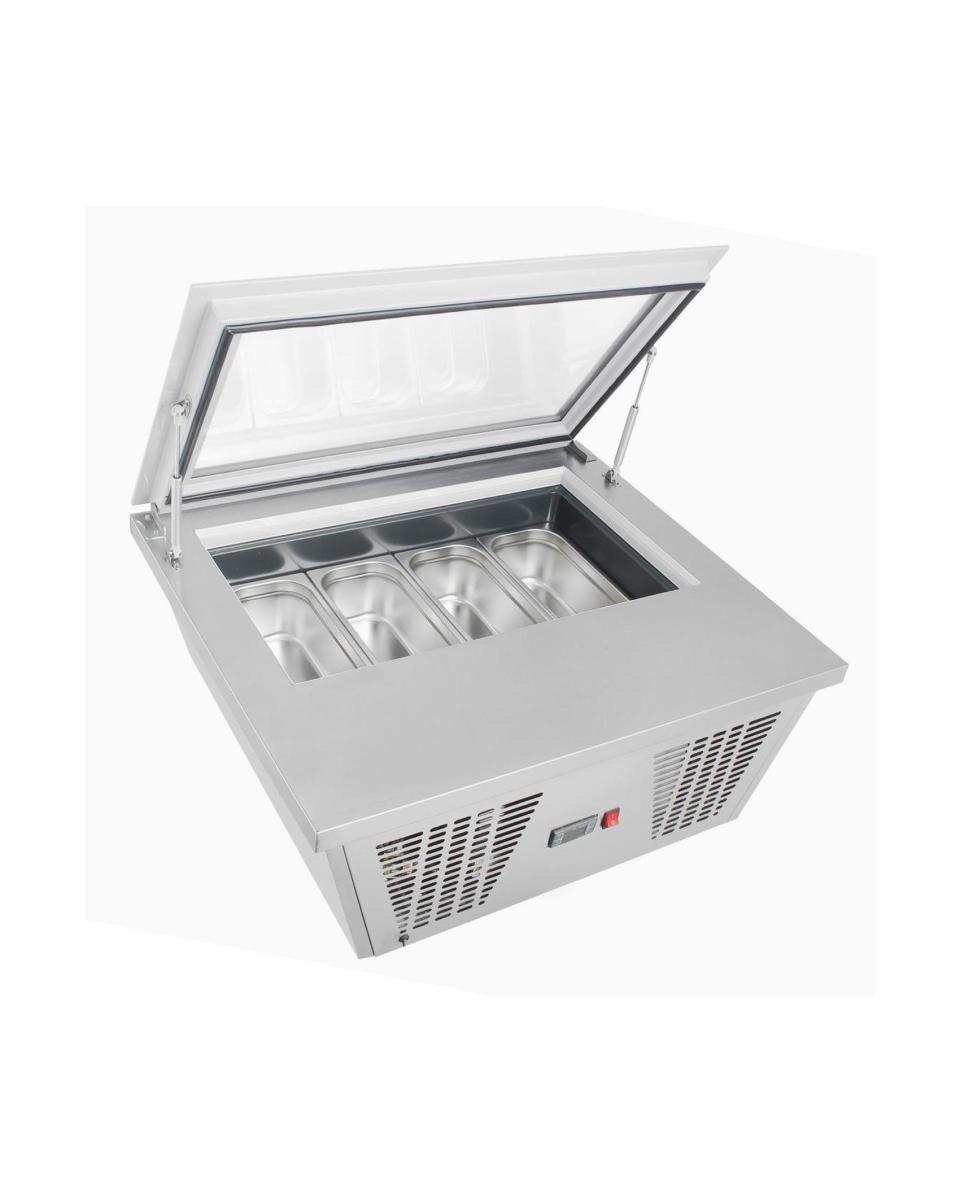 Congélateur - 87 L - inox - 220-240V - Polar