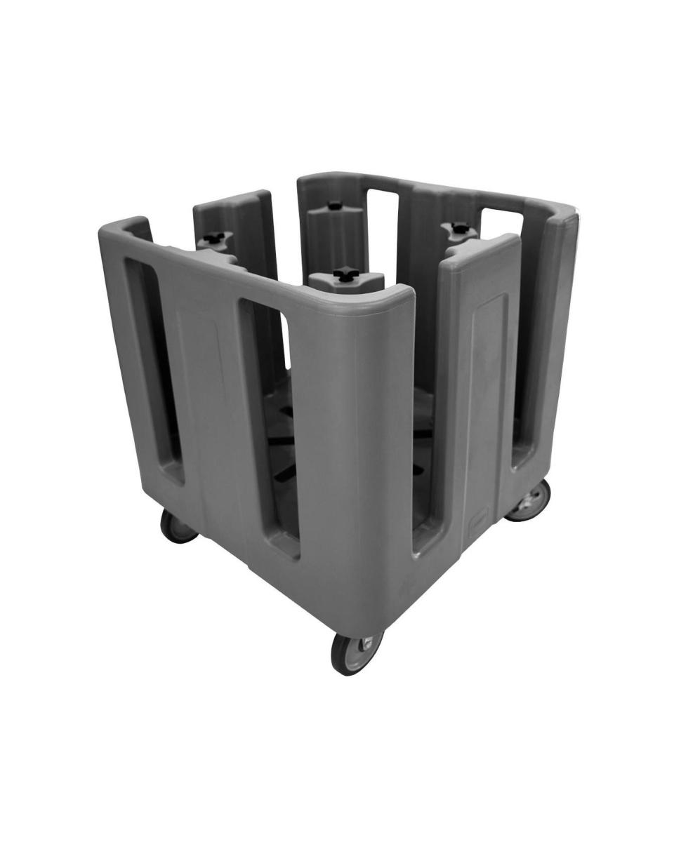 Chariot à assiettes - Noir - Polyéthylène - Cambro