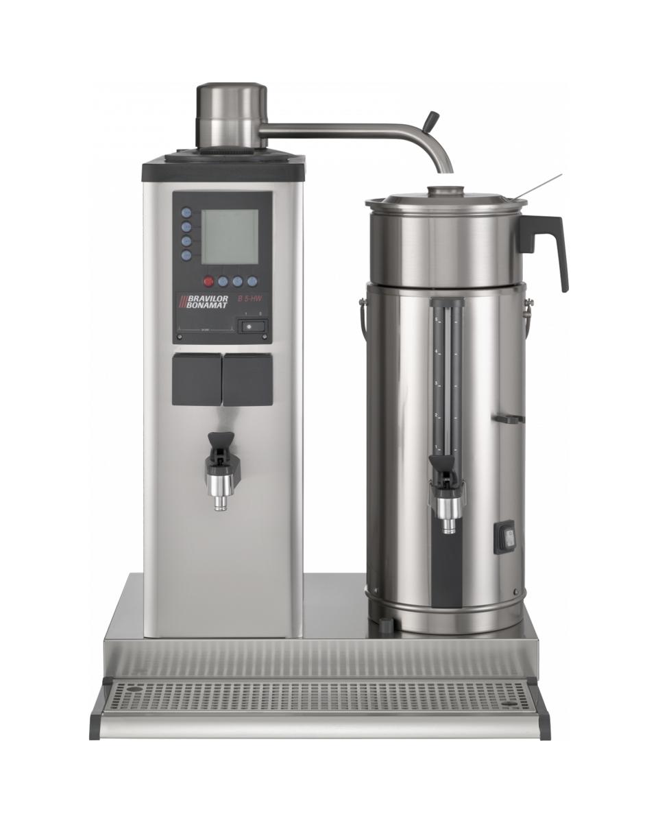 Machine à café B10 HW R - Café moulu - Digital - Vanne de vidange - 10 L - 400V - Bravilor