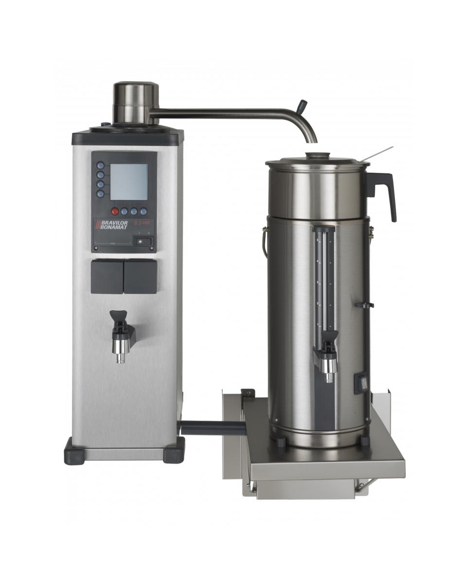 Machine à café B5 HW W L/R - Café moulu - Digital - Vanne de vidange - 5 L - 400V - Bravilor