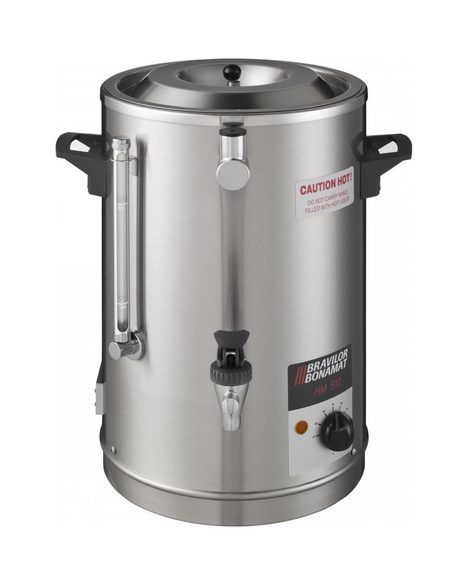 Distributeur de lait chocolaté HCM 510 - Analogique - Vanne de vidange - 10 L - 230V - Bravilor