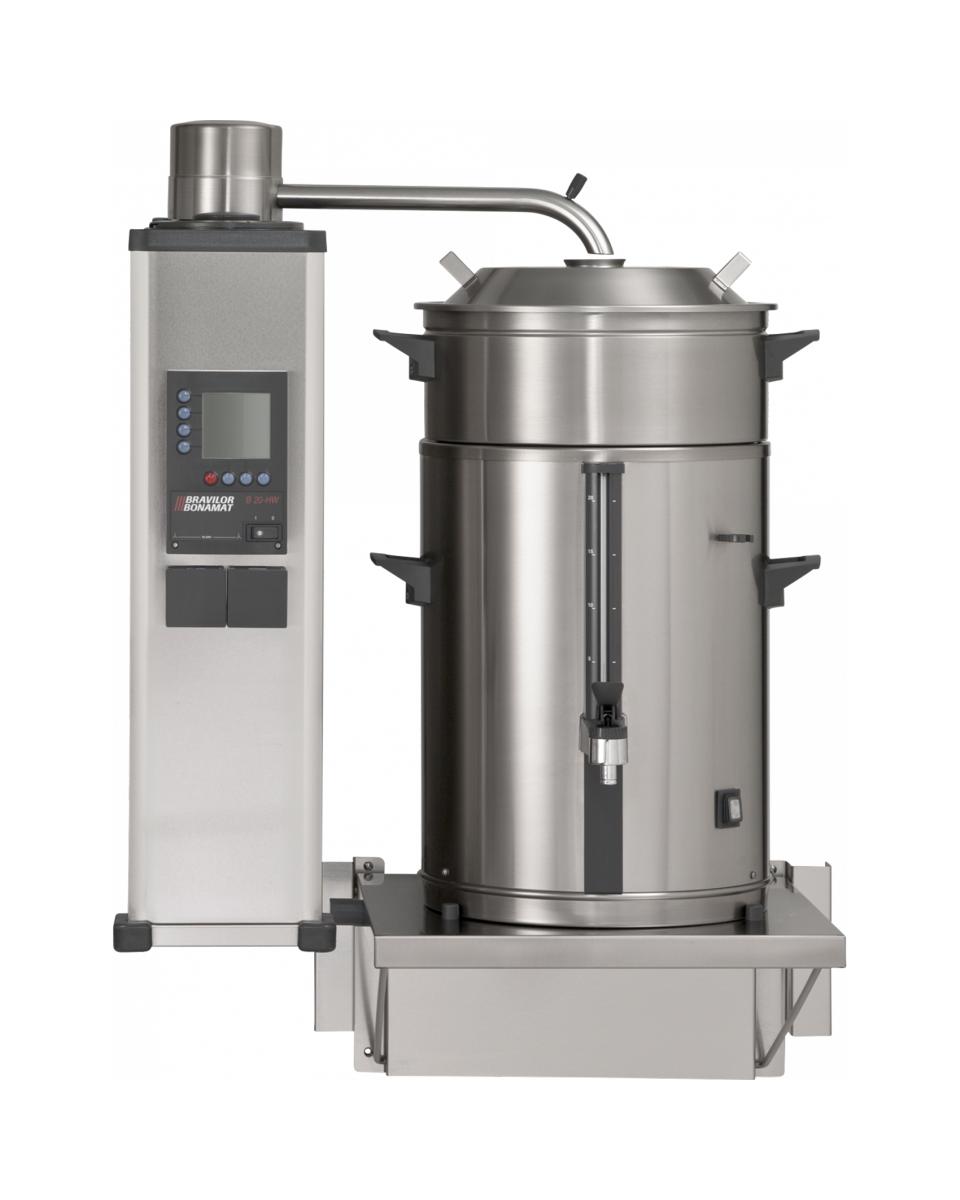 Machine à café B10 W L/R - Café moulu - Digital - Vanne de vidange - 10 L - 400V - Bravilor