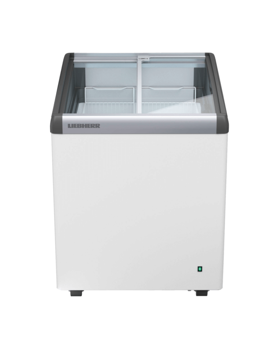 Conservateur à glace - Couvercle en verre - Blanc - 90 Litres - Portes coulissantes - Liebherr - EFI 1453-21
