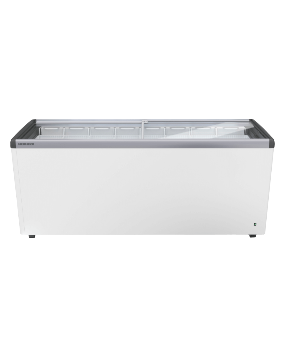 Conservateur à glaces - Vitrine à glaces - Blanc - Couvercle coulissant en verre - 457 Litre - Liebherr - EFE 6052-41