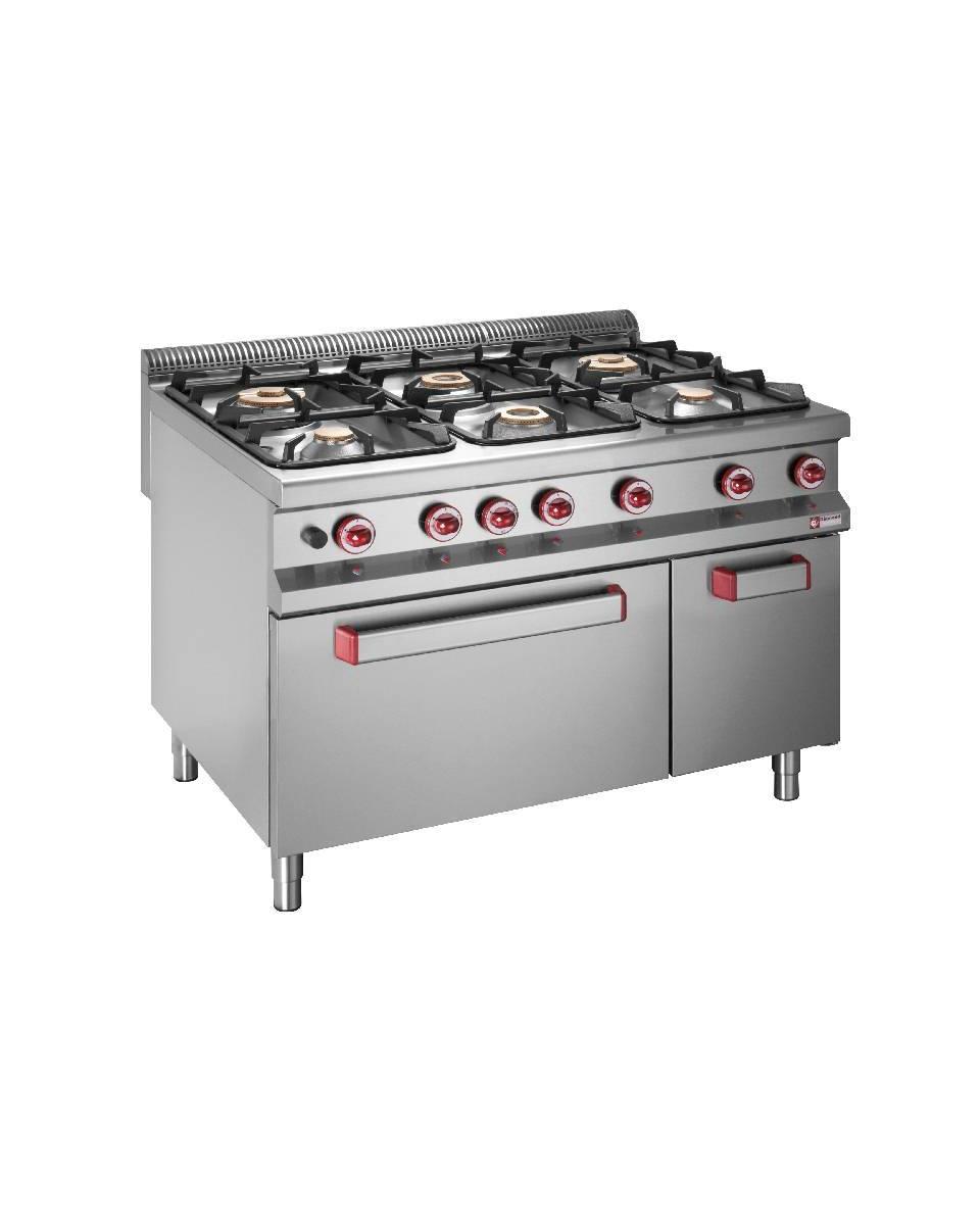 Cuisinière à gaz - Four à gaz - 6 feux - Diamant - G9/6BFA12