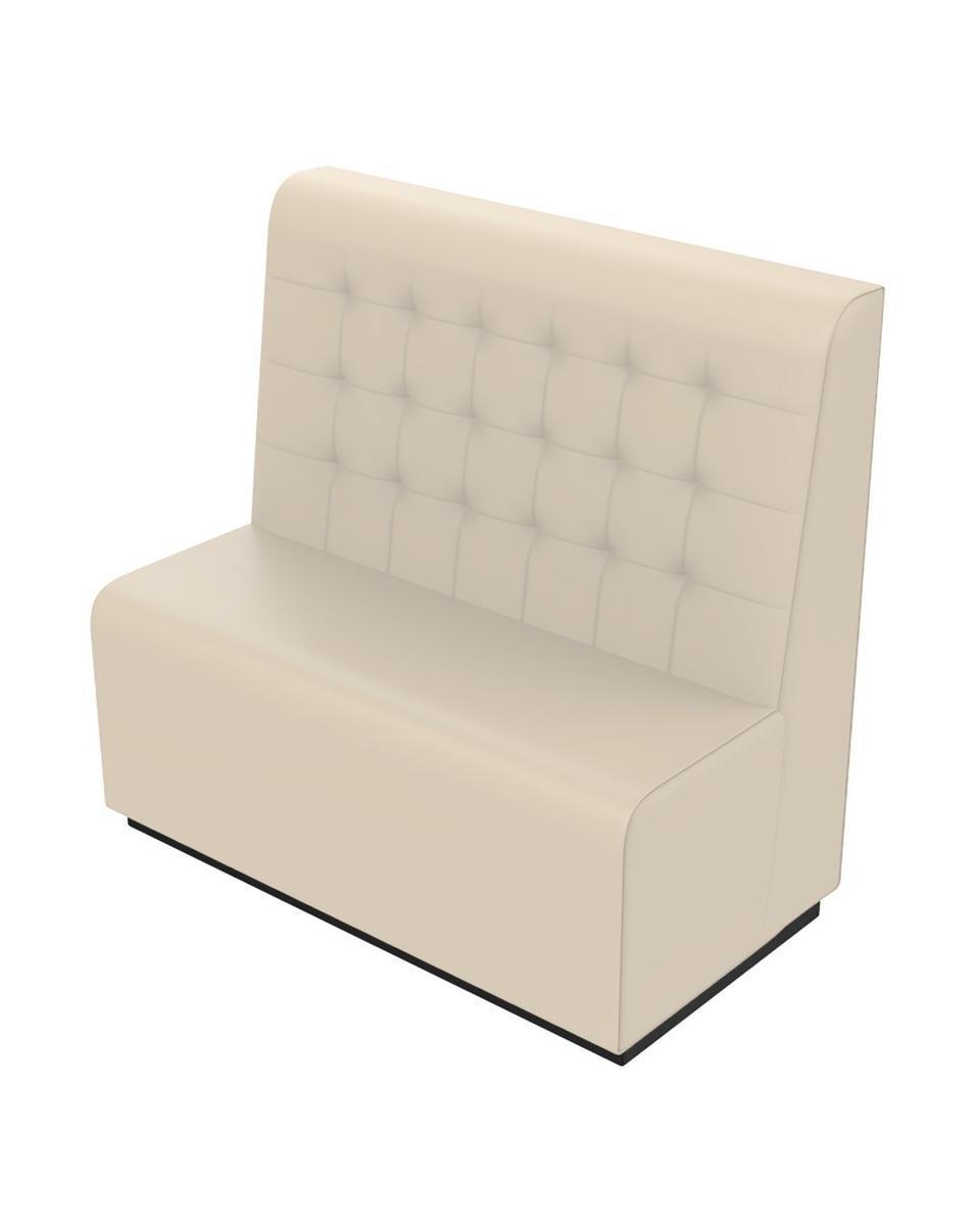 Banc de restauration - Amsterdam - Crème - 122 cm - G-Line
