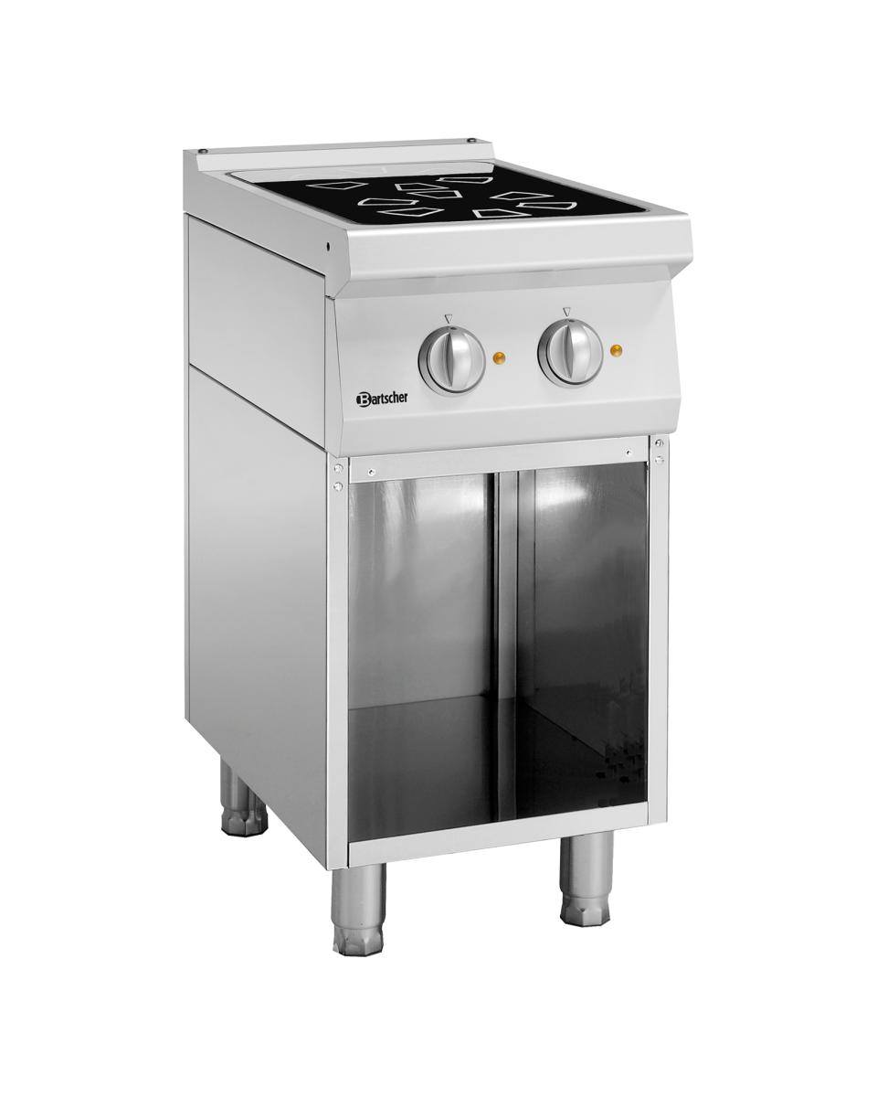 Cuisinière - 2 Foyers - Céramique - Bartscher - 287410