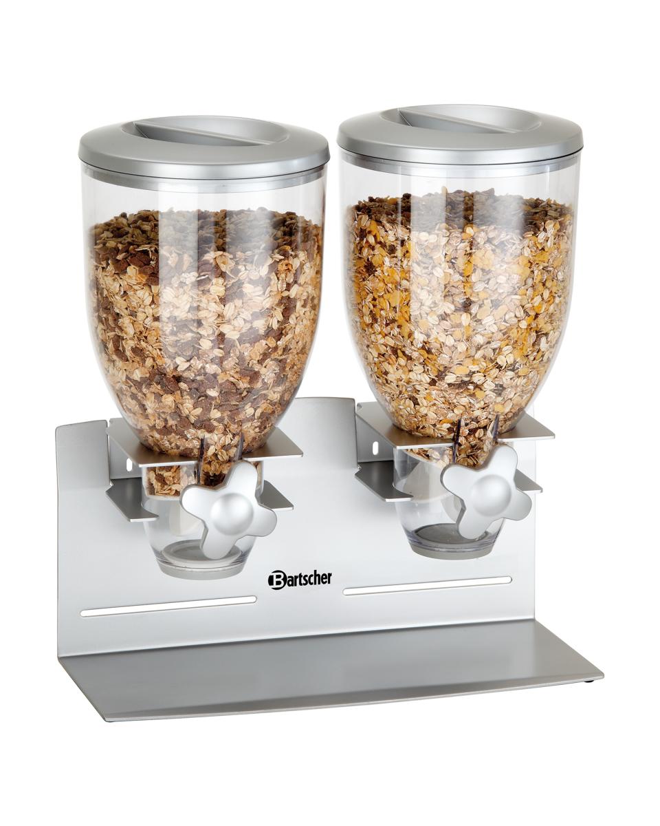 Distributeur de céréales - 2 x 3,5 litres - Bartscher - 500378