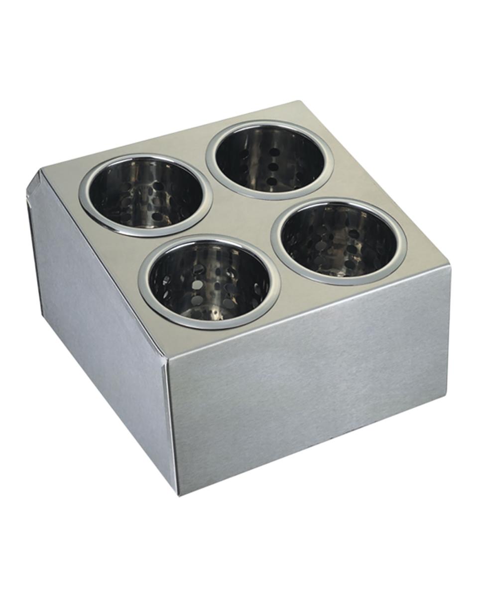 Coffret de distribution de couverts pour buffet - Inox - G-Line