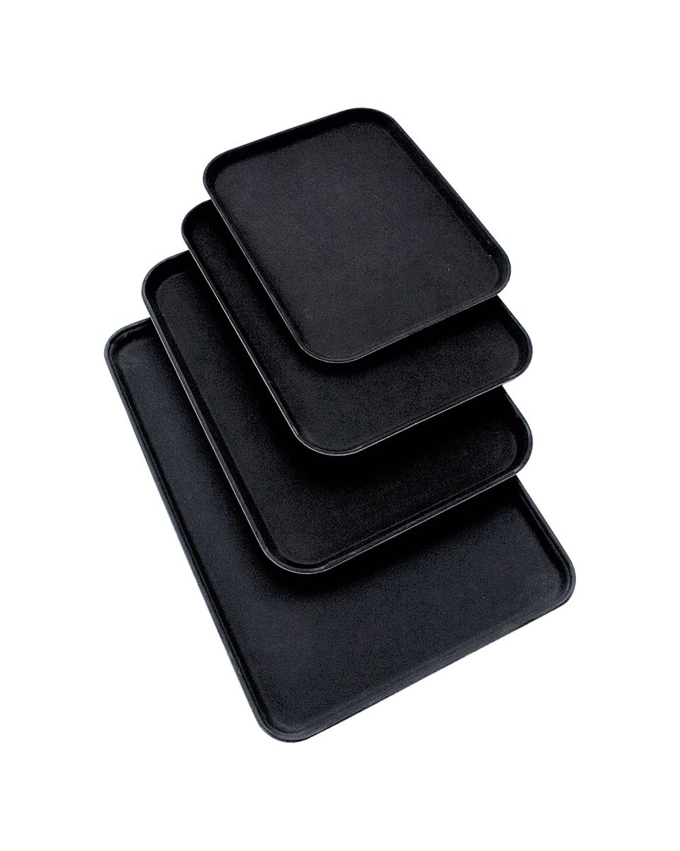 Plateau - Noir - Antidérapant - 40,5 x 30,5 CM - G-Line
