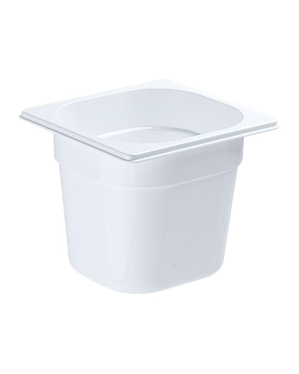 Bac gastronorme - Polycarbonate - Blanc - 1/6 GN - 150 mm - G-Line