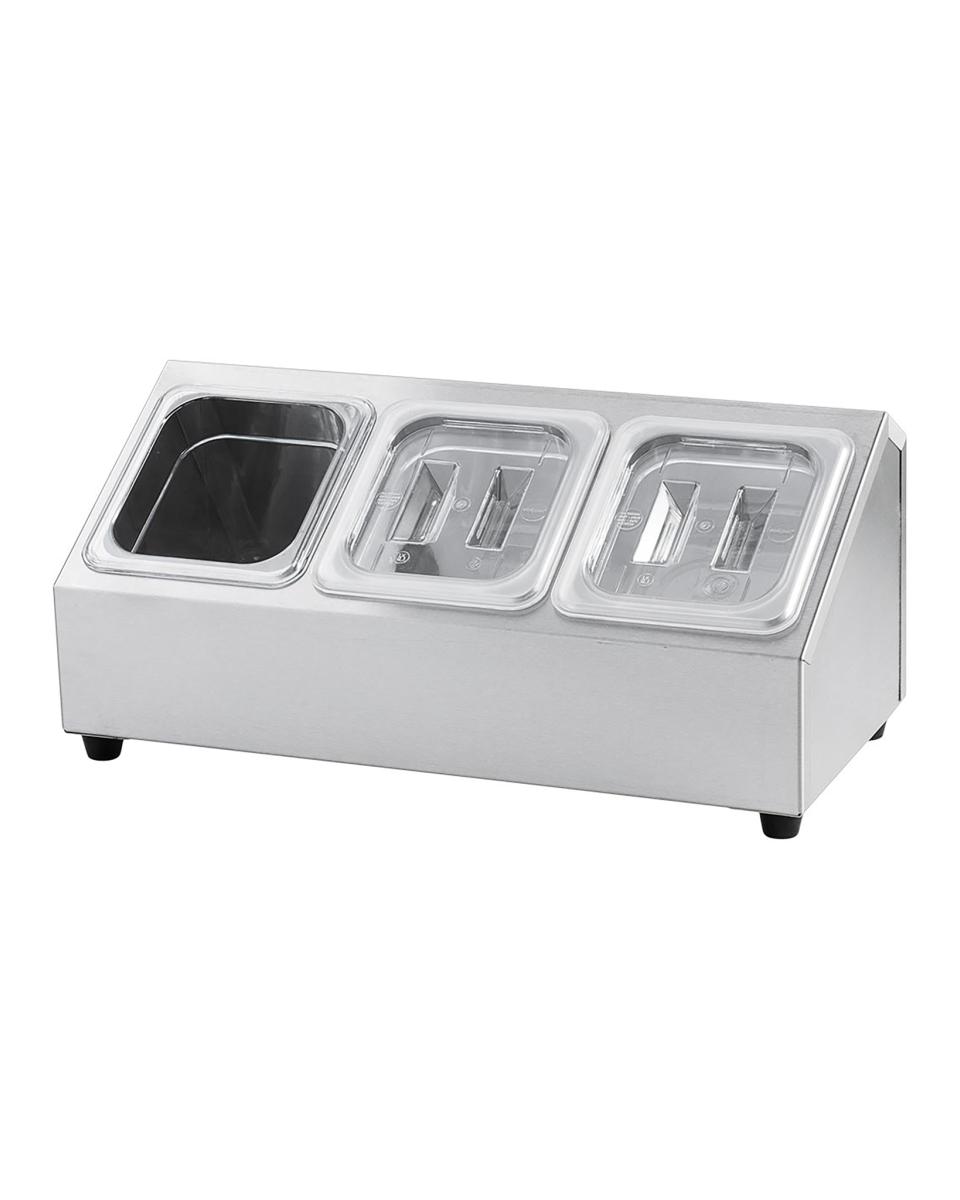 Support Cuisson GN - Inox - 3 x 1/6 GN - G-Line