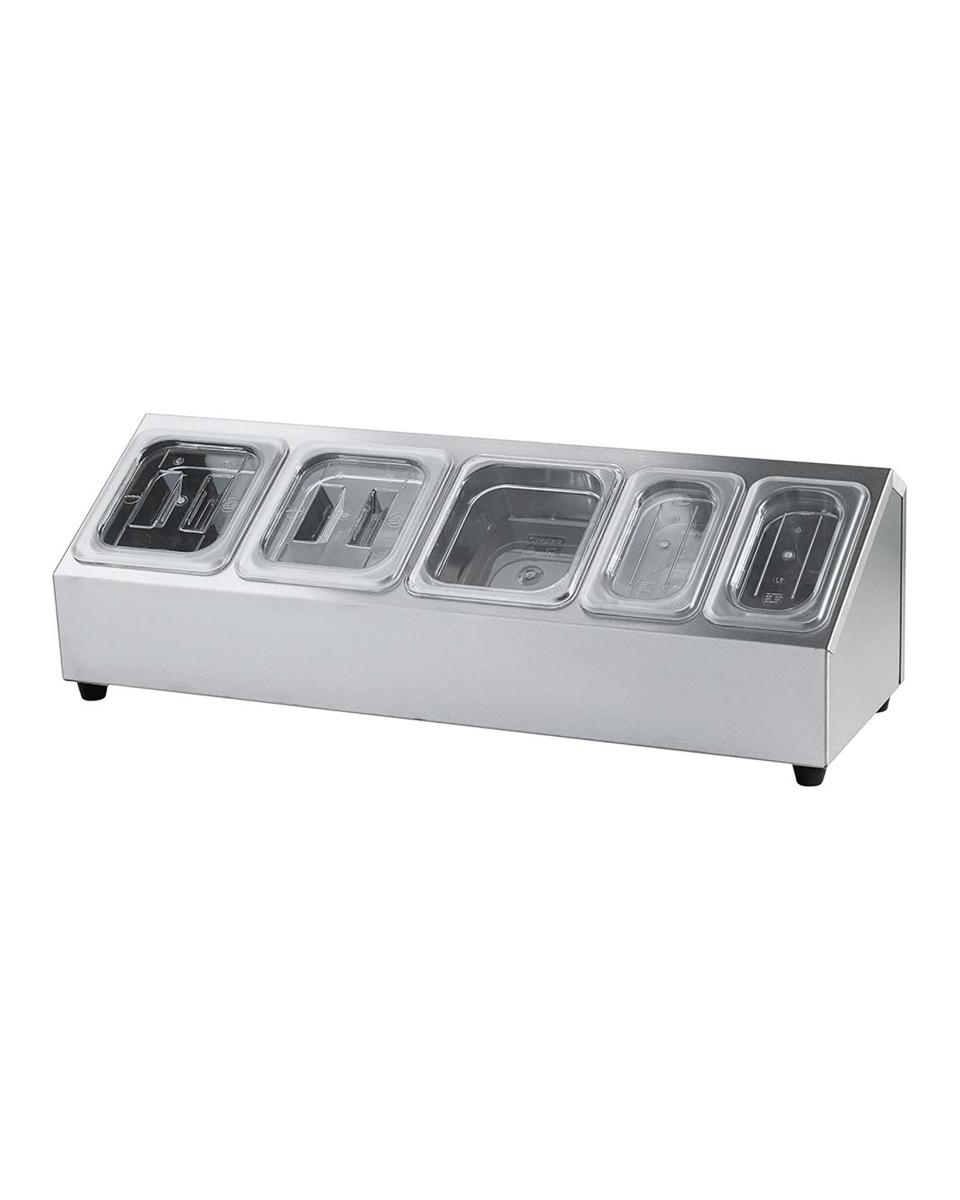 Bac GN - Inox - 3 x 1/6 GN + 2 x 1/9 GN - G-Line