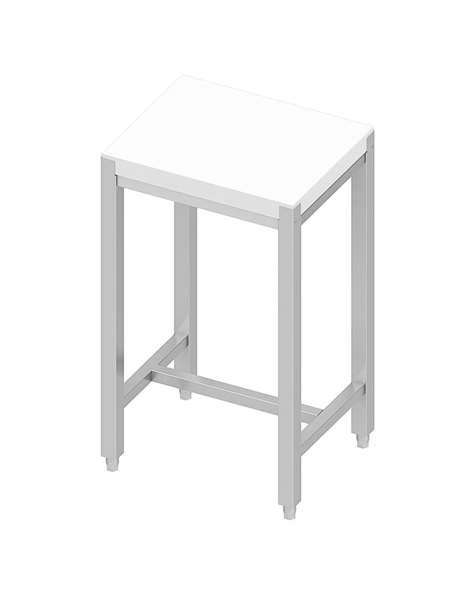 Billot - Cadre Inox - Polyéthylène - 50 x 40 x 85 CM - G-Line