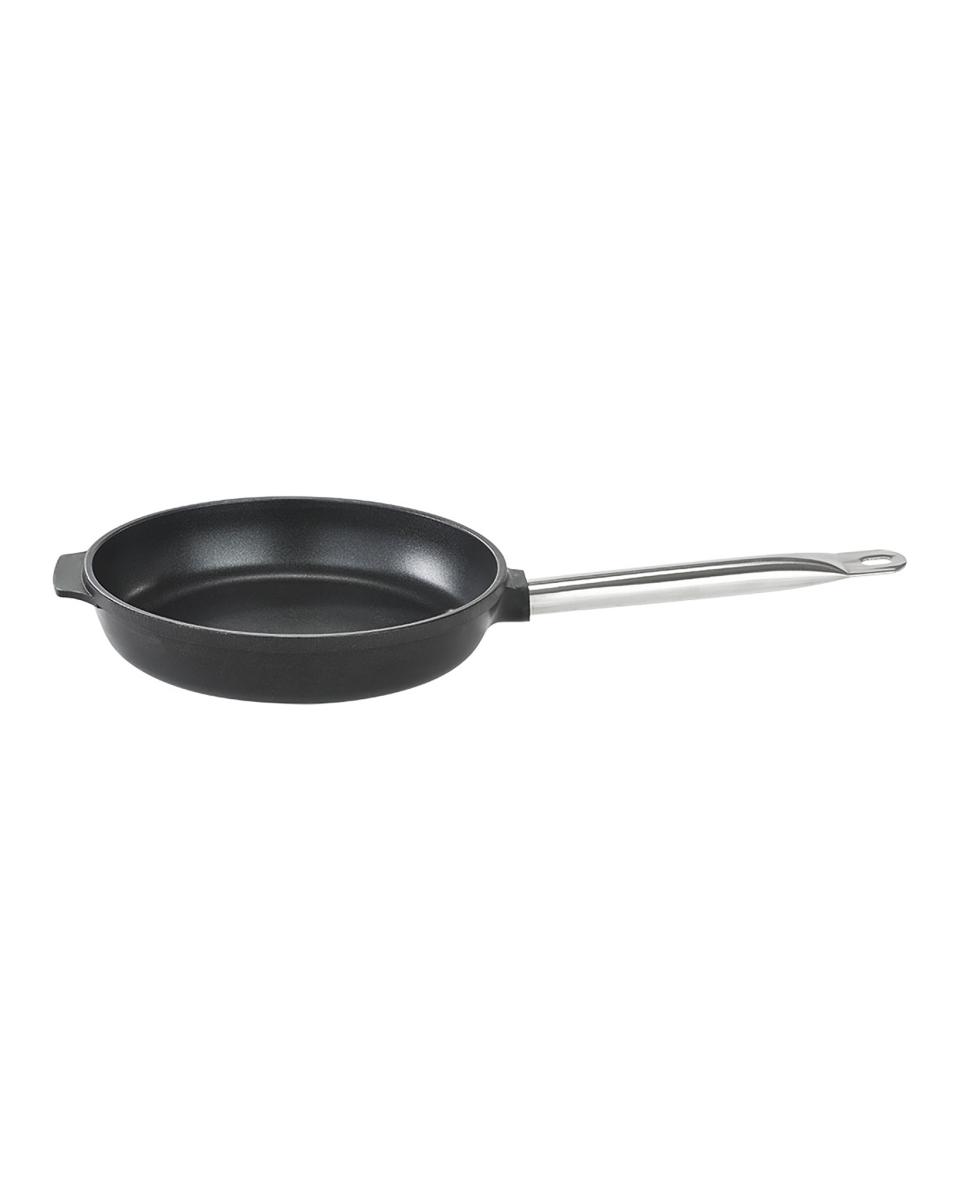 Poêle - Ø24 x H 5,5 CM - Aluminium - Titane - Induction - Manche Inox - G-Line