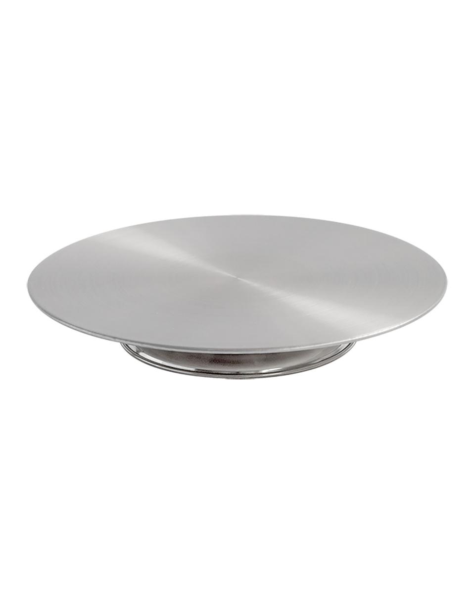 Présentoir à Gâteaux - Ø33 CM - Inox - Base Pivotante - G-Line