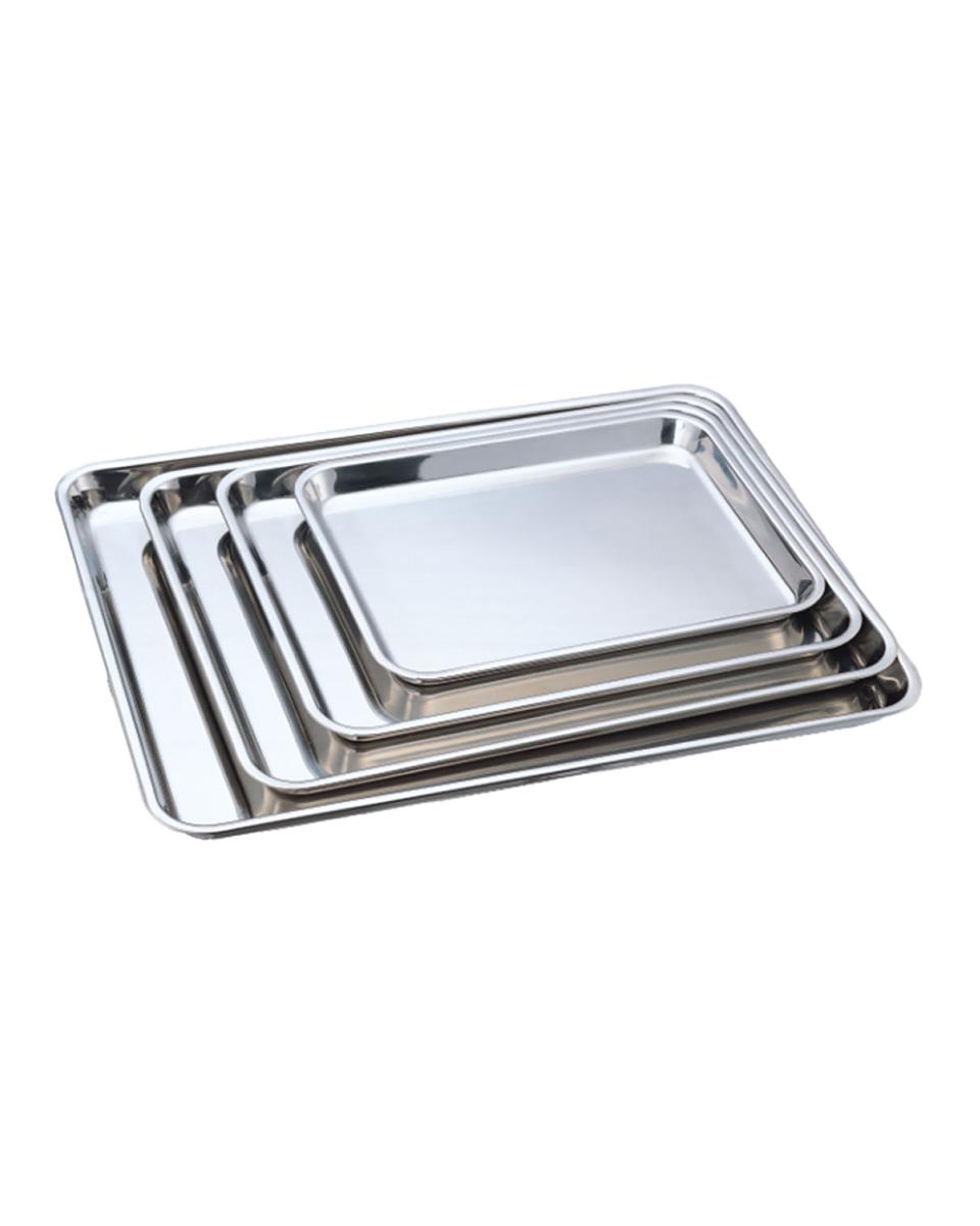 Plat vitrine - 40 x 27 CM - Inox - G-Line