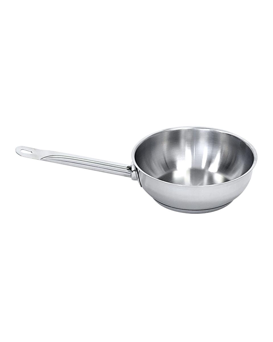 Sauteuse - Ø24 x H 7,5 CM - Inox - Sans couvercle - 2,2 Litre - G-Line