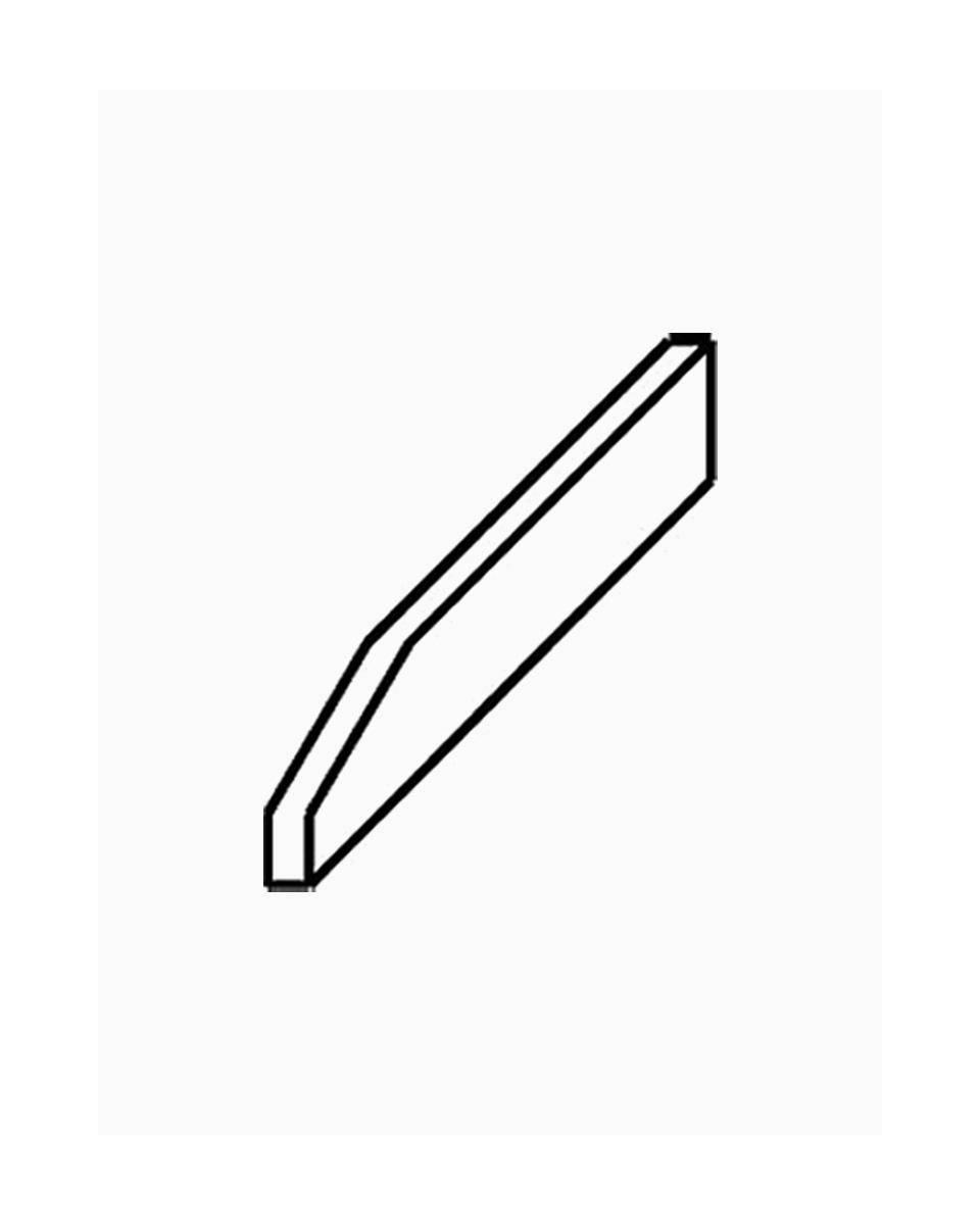 Bande d'étanchéité grille+standard - Modular 650 - Gauche - Diamant - A65/CGGR-SX