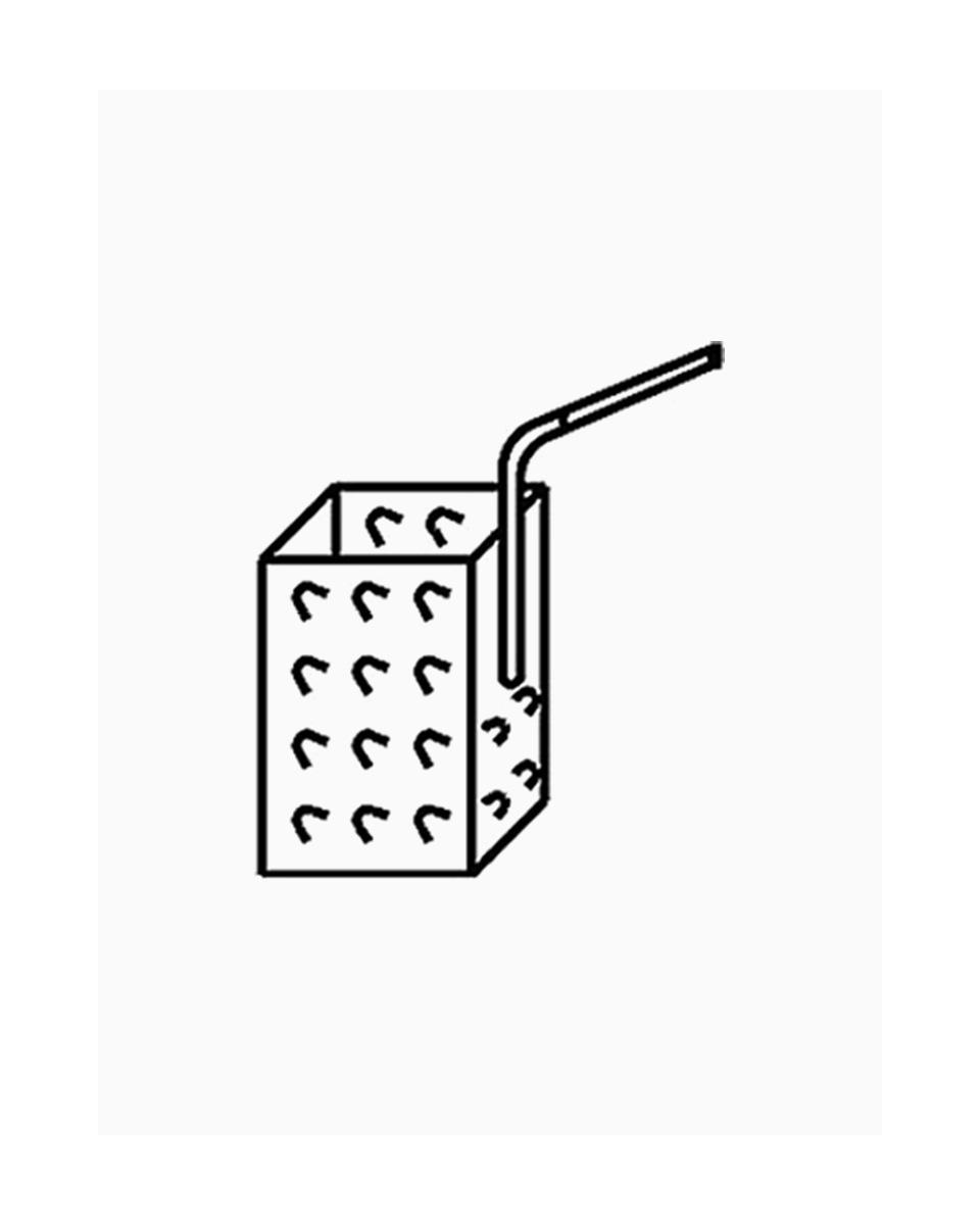 Panier à pâtes - 1/4 - Modular 650 - Diamant - A65/CP-C4