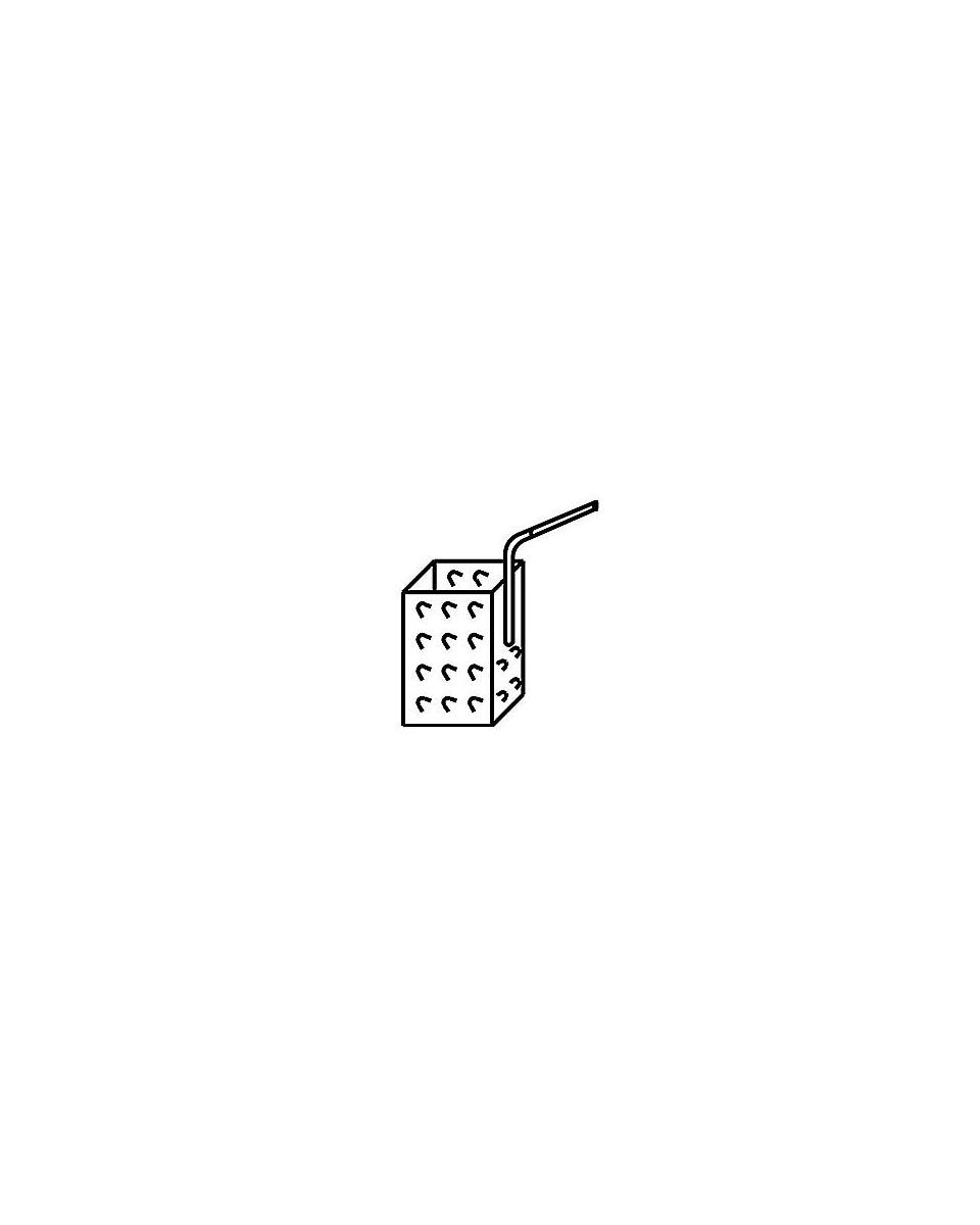 Panier à pâtes - Ligne 650 - 1/4 - Diamant - A65/CP-C4-ee