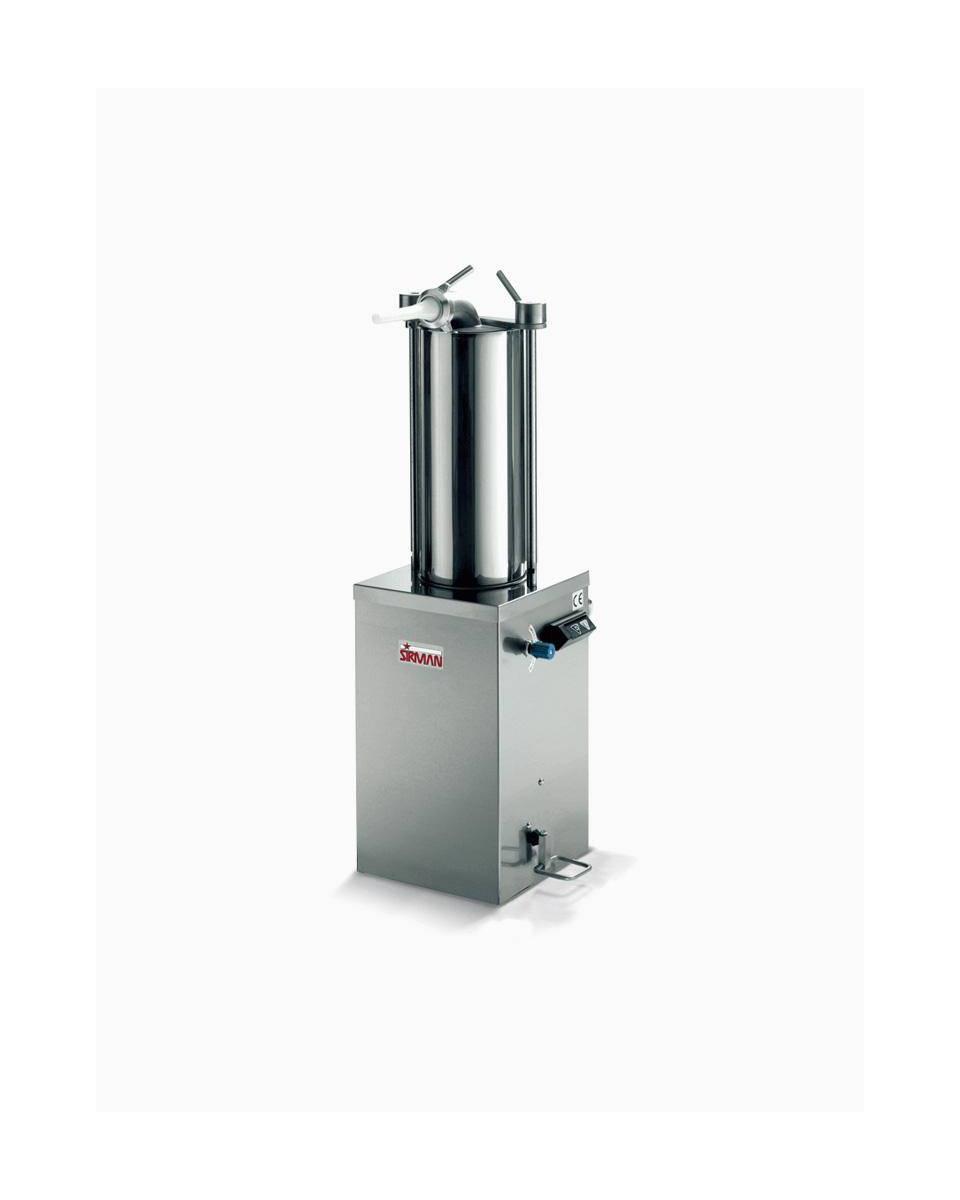 Poussoir à saucisses - 15 Litres - Inox - H 120 x 49 x 37 CM - 230V - Diamant - BSH-15A