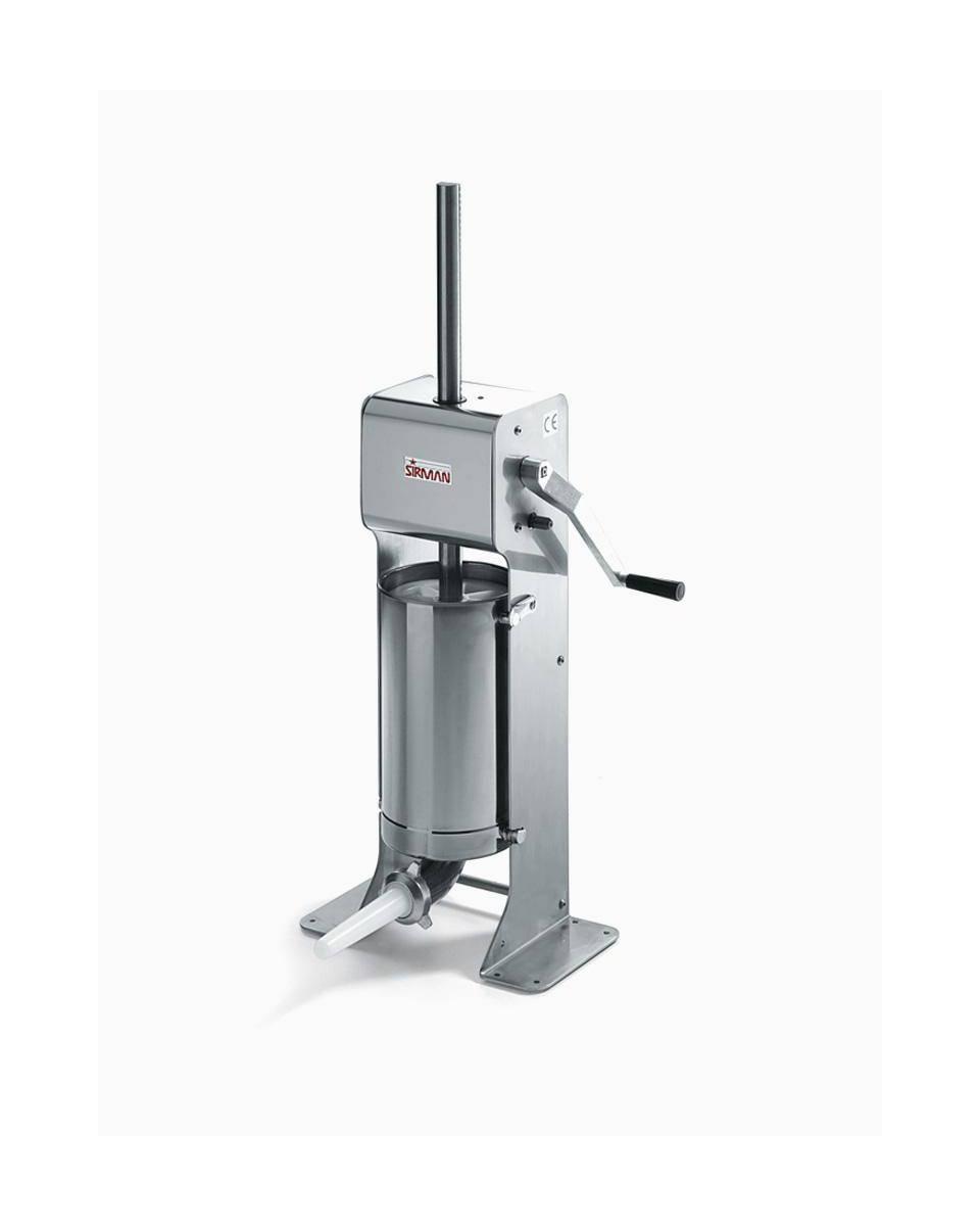 Machine de remplissage de saucisses - 12 litres - Acier inoxydable - H 110 x 43,5 x 26 CM - Diamant - BSM-12V