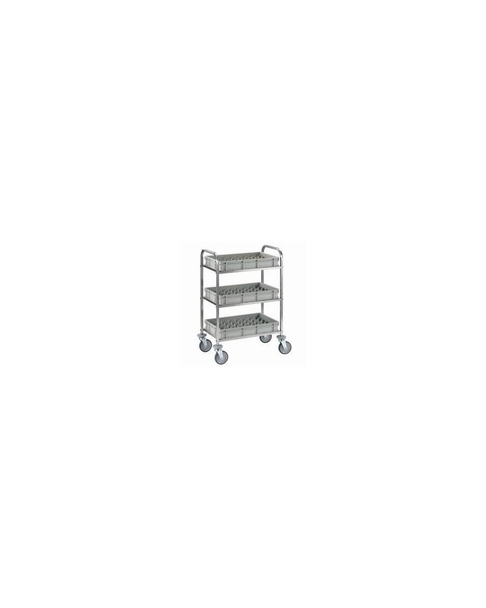 Chariot pour le remplissage des minibars.