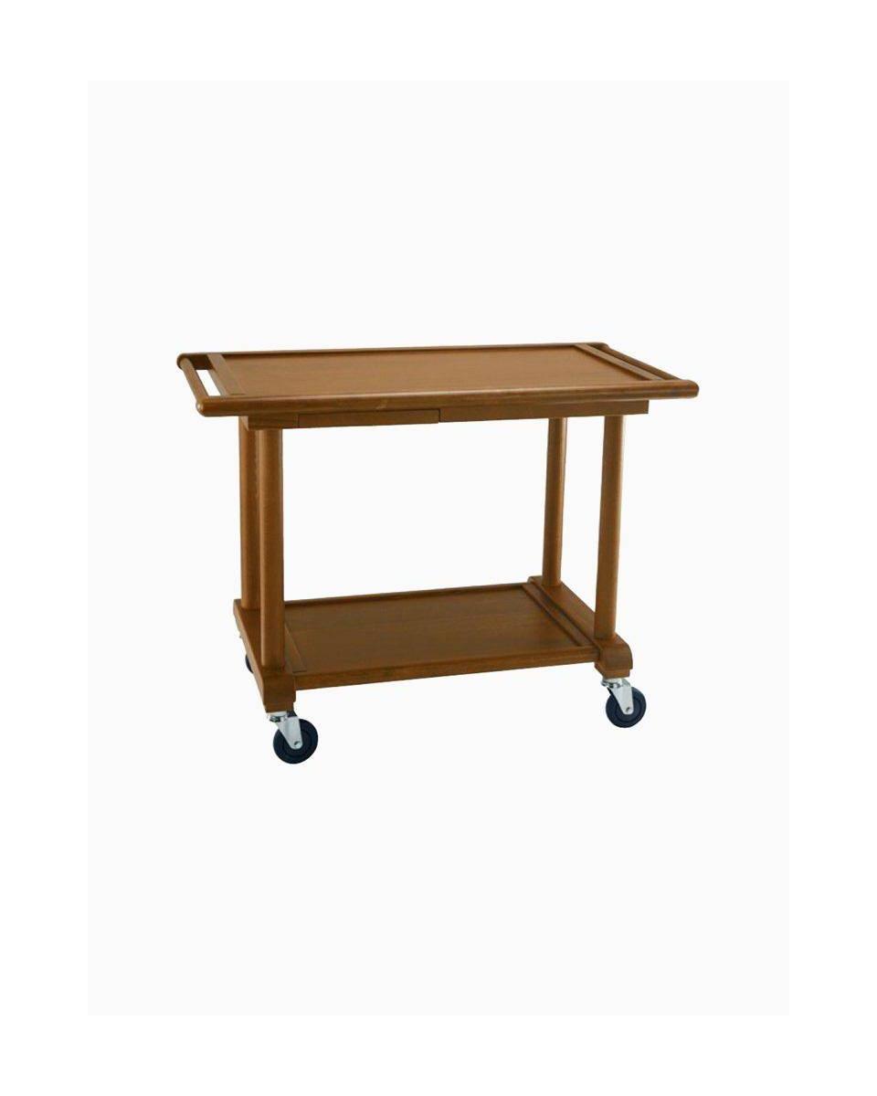 Chariot de service - 2 niveaux - H 82 x 107 x 55 CM - Diamant - CSN-B2