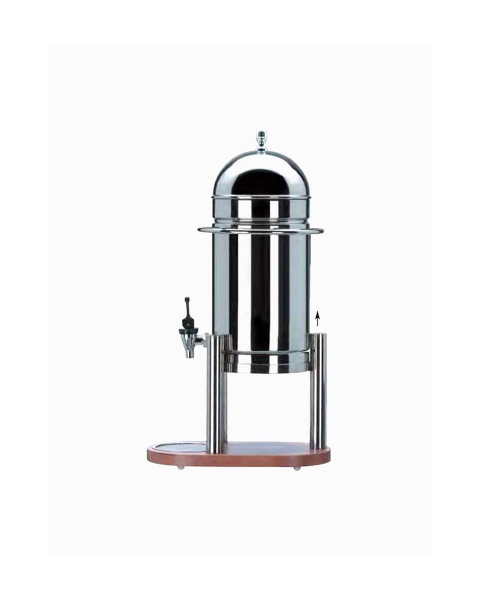 Distributeur de lait - 10 Litres - Inox / Bois - Diamant - DA/D10L