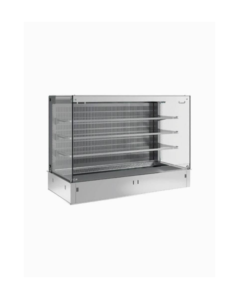 Vitrine - Modèle Mural - Avec bac - 3 Niveaux - Réfrigérée - Ventilée - 3 x 1/1 GN - Diamant - DPA/CCVA312-S