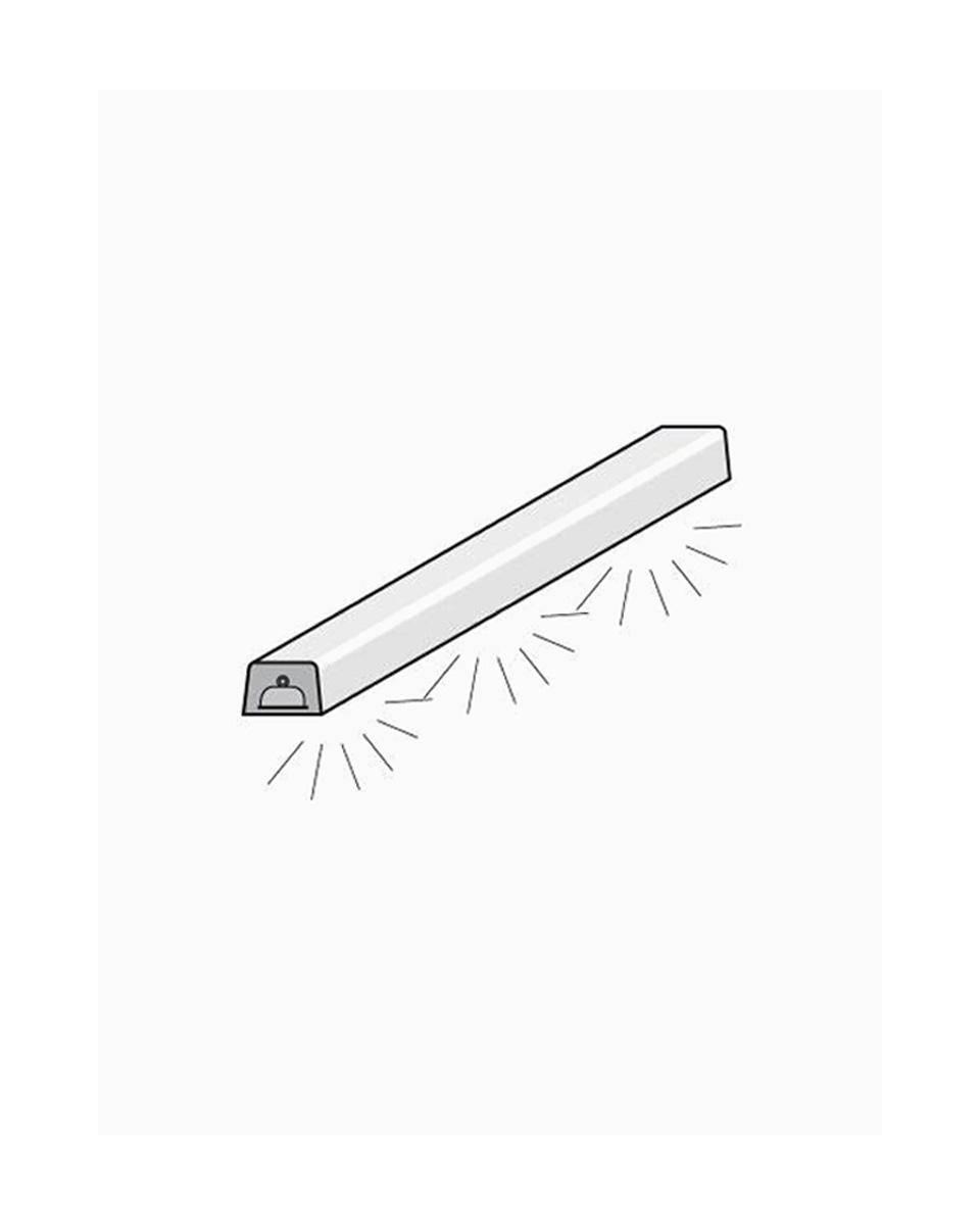 Eclairage structure supérieure - 113,5 CM - Néon - 100W - Diamant - DPA/RE12