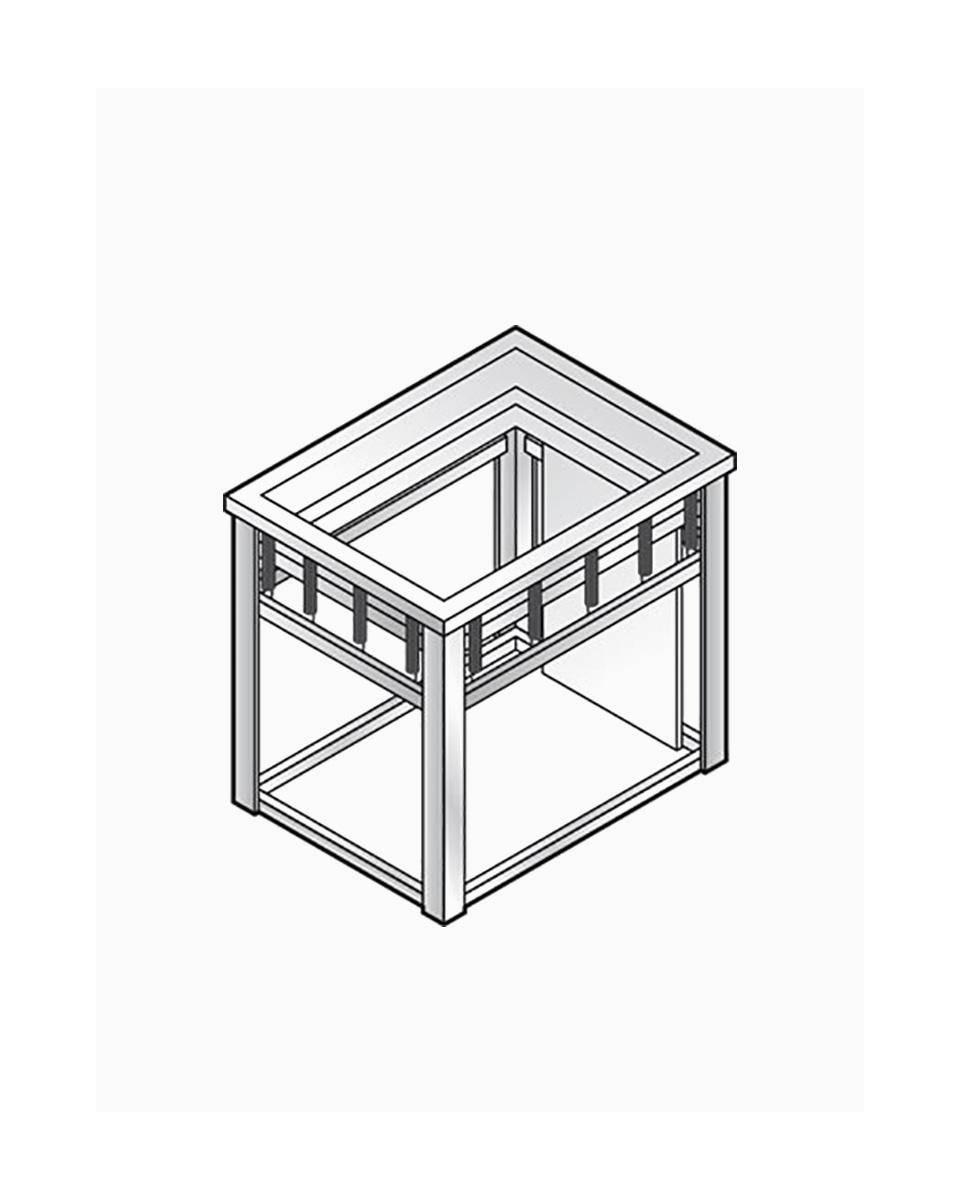 Plateau inférieur - 33KG - 53 x 38 CM - Diamant - DPA/SVN