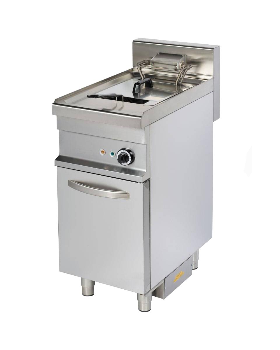 Friteuse - électrique - modèle sur pied - base ouverte - 10 L - acier inoxydable - 400V - G-Line