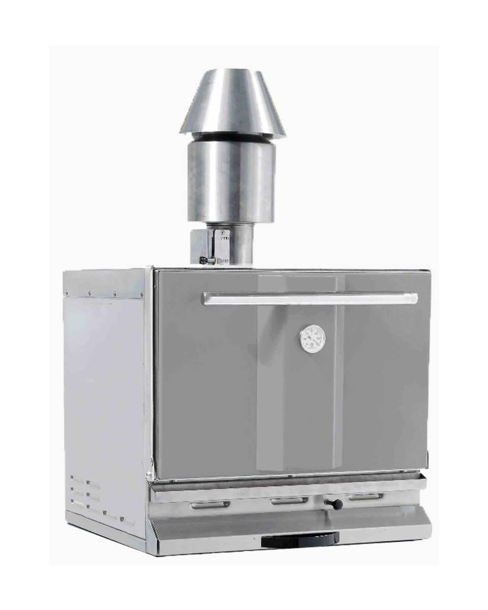 Four à charbon - 400 - inox - G-Line