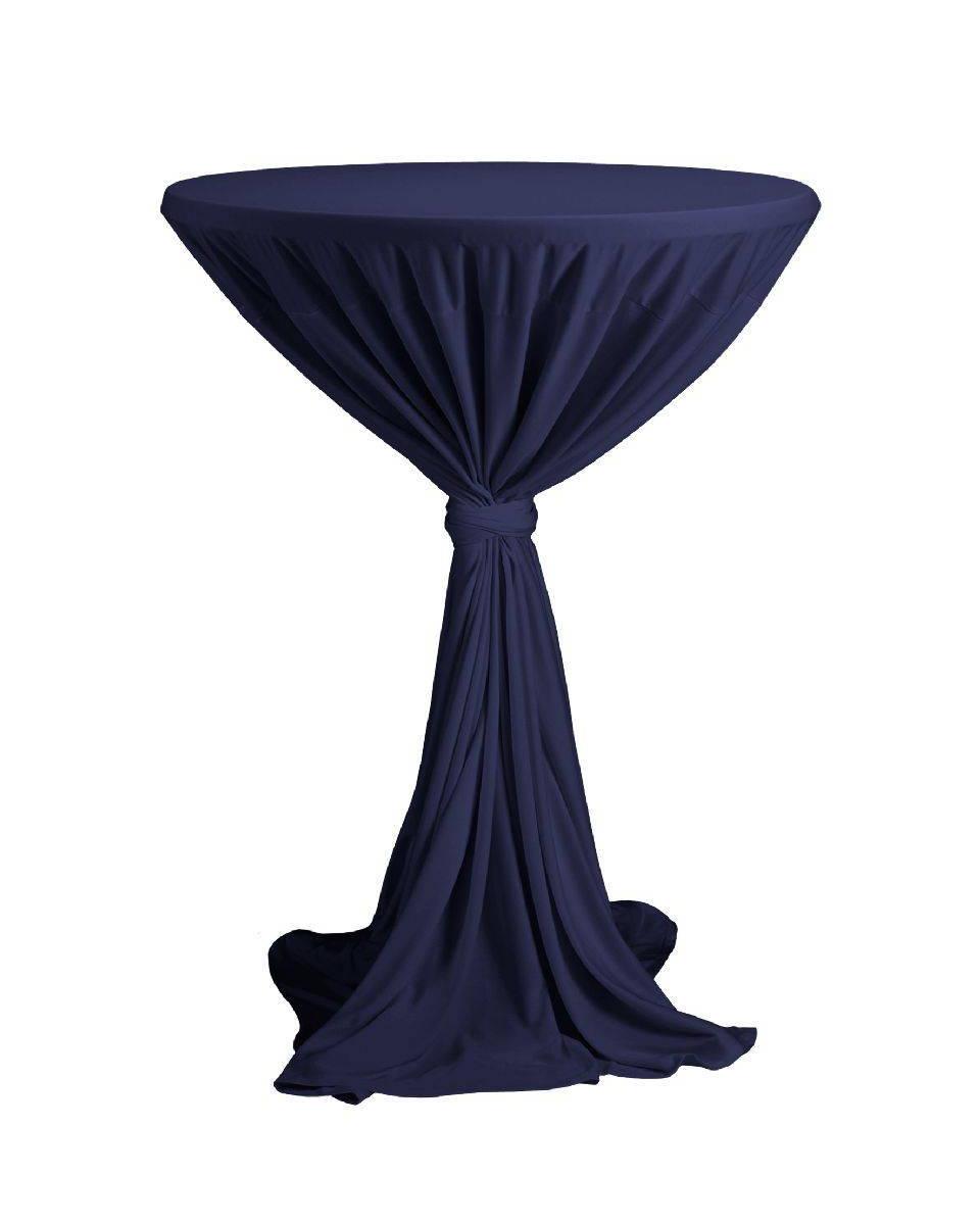 Nappe de table haute - Party - Marine - Ø80-90 CM - Dena - 111022