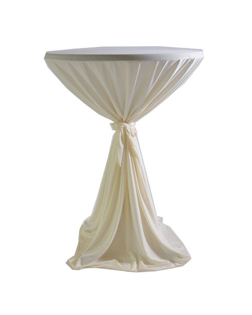Nappe de table bar - Party - Crème - Ø80-90 CM - Dena - 111121