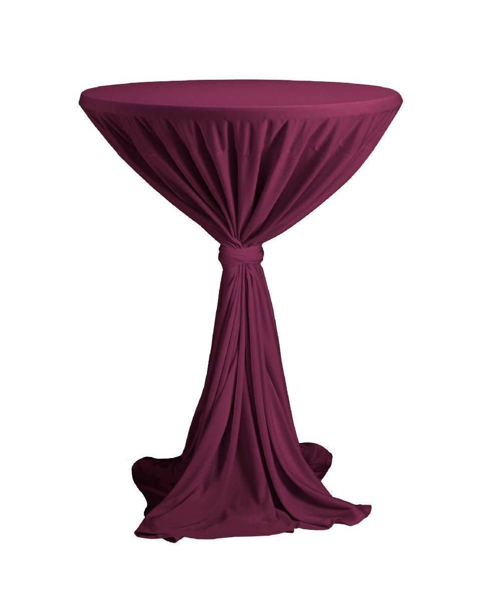 Nappe de table haute - Party - Bordeaux - Ø80-90 CM - Dena - 111932