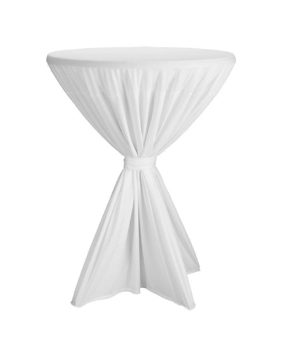 Nappe mange-debout - Fiesta - Blanc - Ø80-90cm - Dena