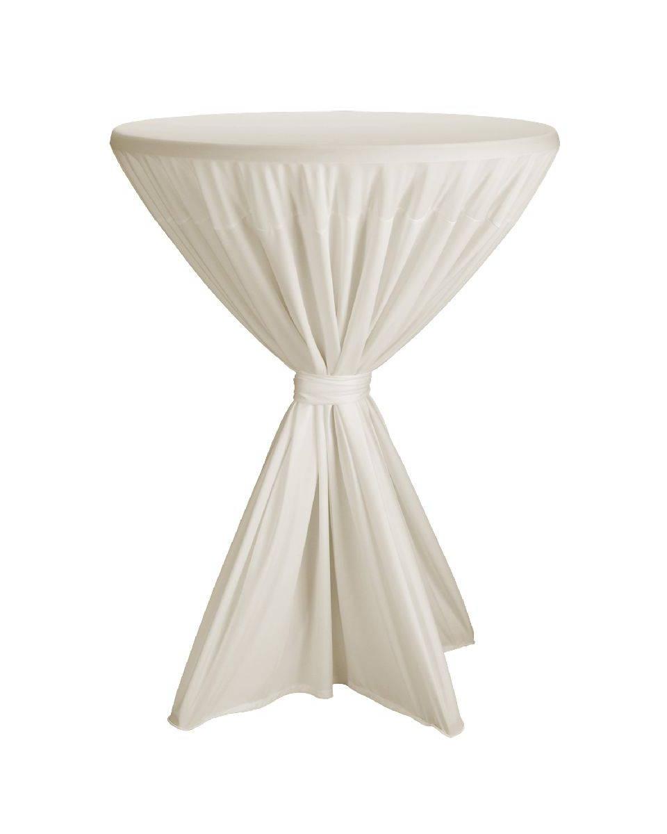 Nappe de table bar - Fiesta - Crème - Ø80-90 CM - Dena - 140329
