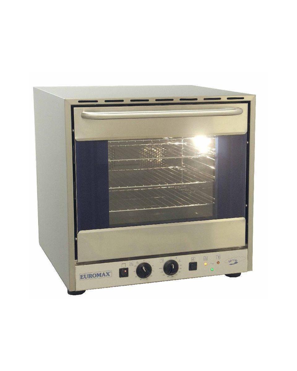 Four à convection avec grill - Injection d'humidité - 2/3GN 34x43,5 CM - 4 Grilles - Euromax - 10990GHBL