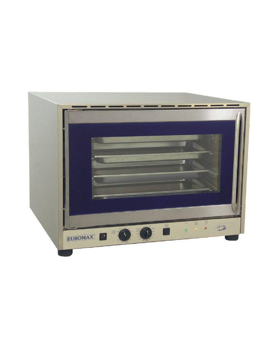 Four à convection Turbo - Injection d'humidité - Boulangerie 60x40 CM - 4 Grilles - Euromax - 10916PBH