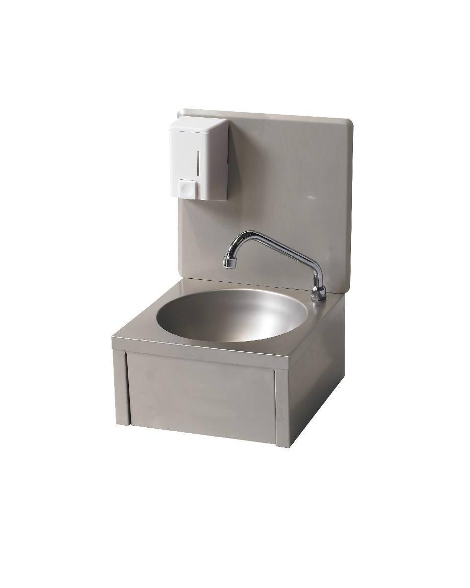 Lavabo - Avec distributeur de savon - 33 x 33 CM - Diamant - LM3-DSS