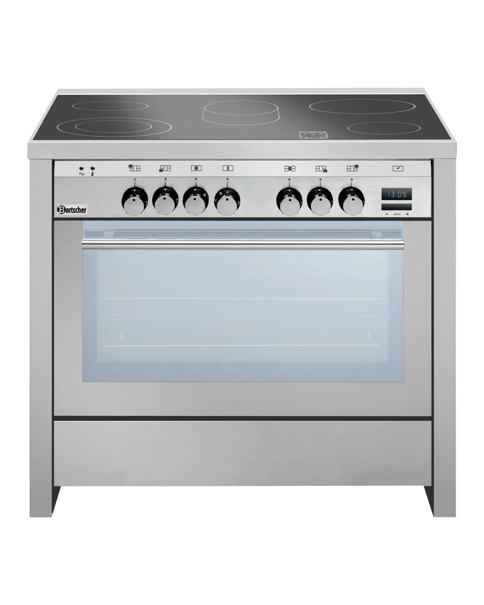 Cuisinière - 5 Foyers - Avec Four - Céramique - Bartscher - 155660