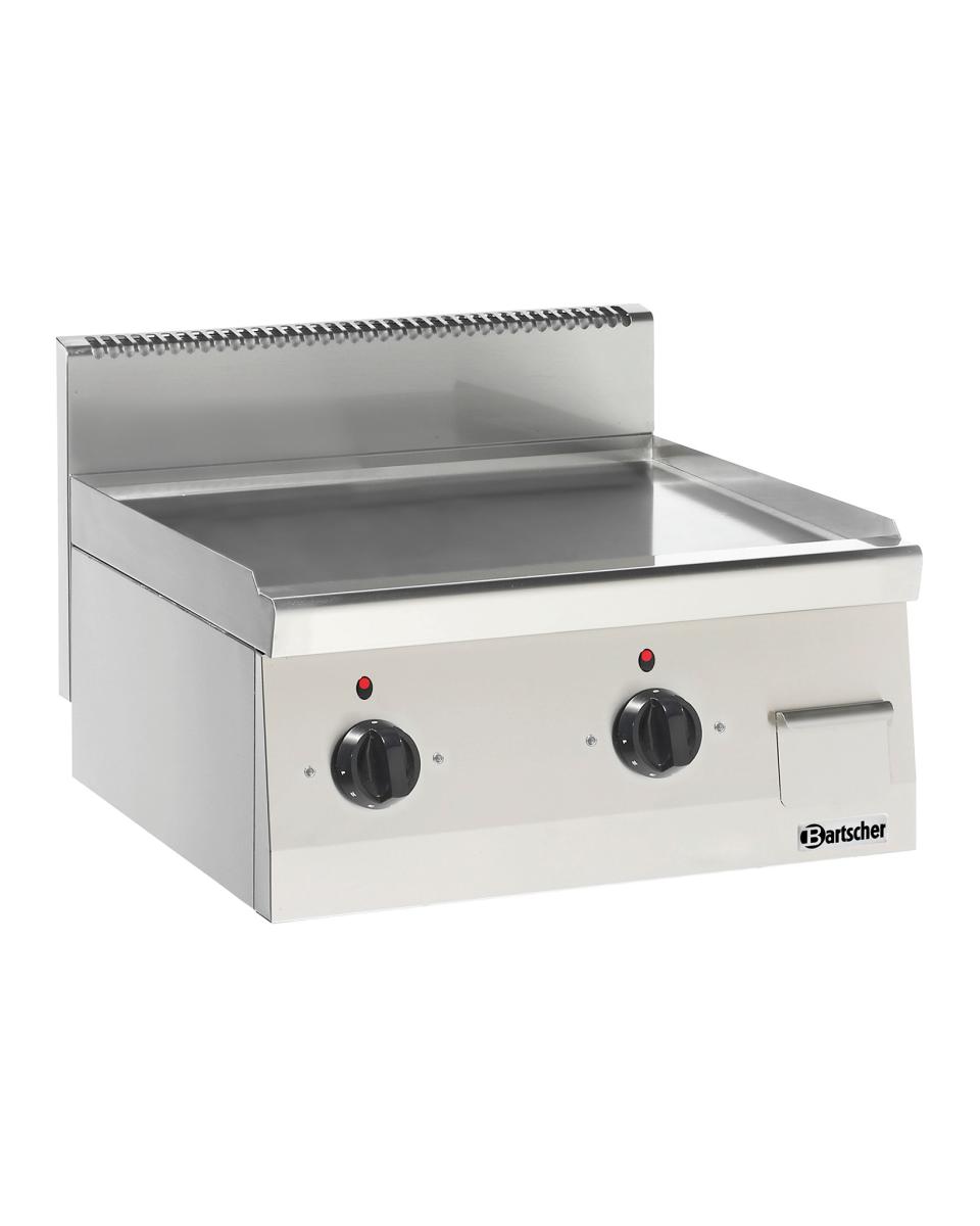 Plaque grill - Electrique - 2 Zones - Lisse - Bartscher - 132125