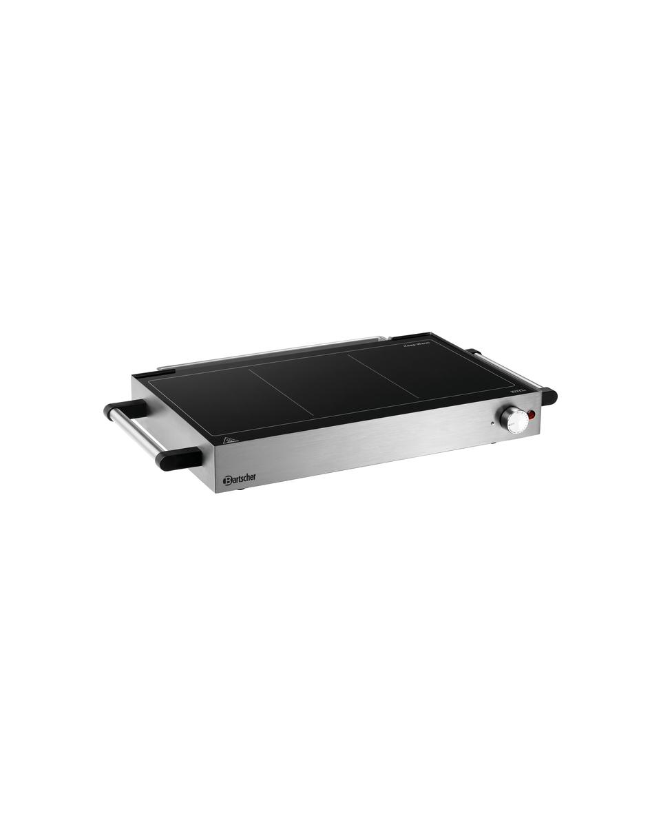 Plaque gril - Electrique - 1 Zone - Lisse - Bartscher - 104919