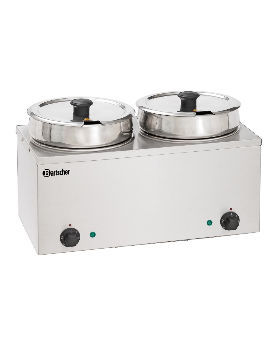 Bain-Marie - Rond - 2 x 6,5 litres - Bartscher - 606065