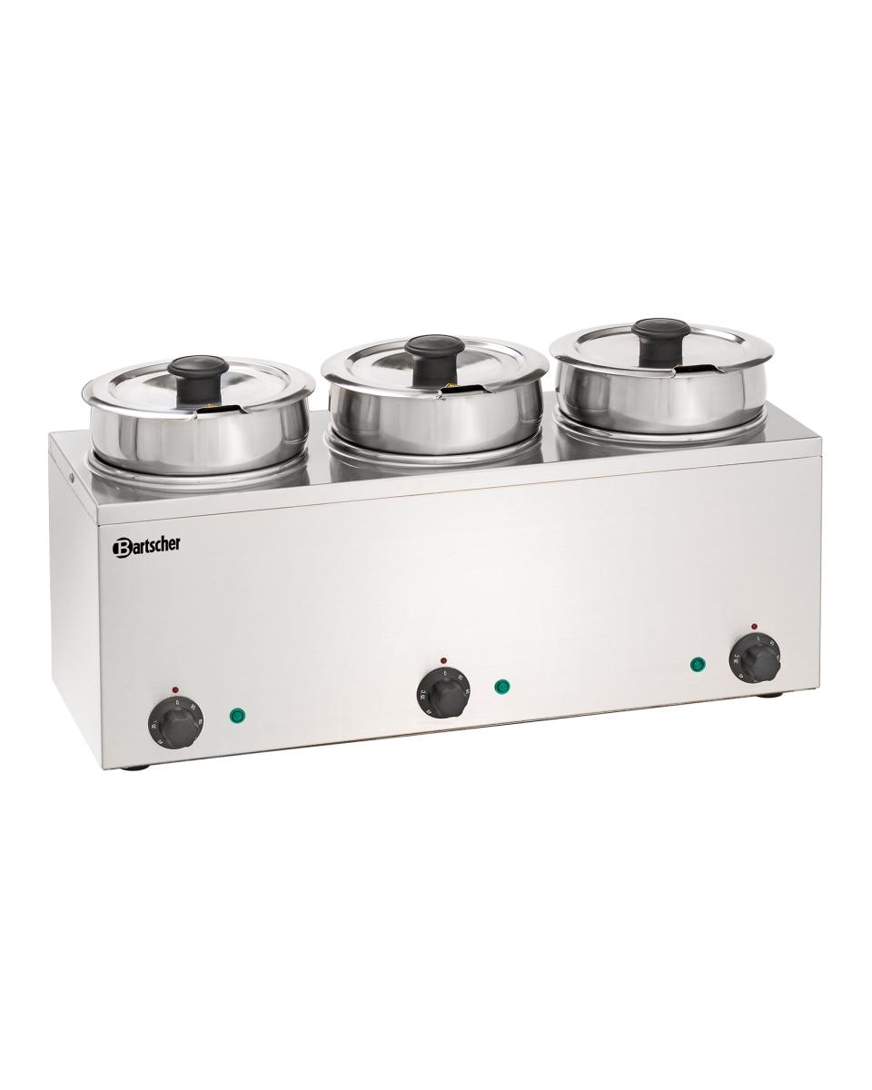 Bain-Marie - Rond - 3 x 3,5 litres - Bartscher - 607035
